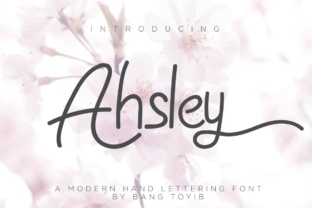 Ahsley Font Review: A Bold Script for Romantic Designs
