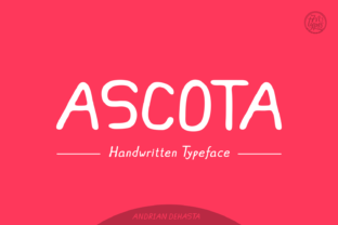 Ascota: A Lively Handmade Font for Modern Branding