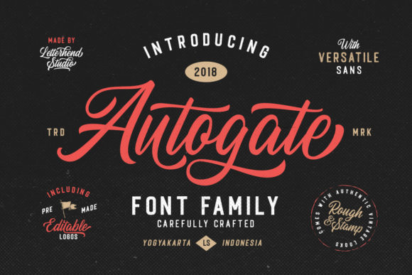 Autogate Family: A Versatile Font Duo for Web Design
