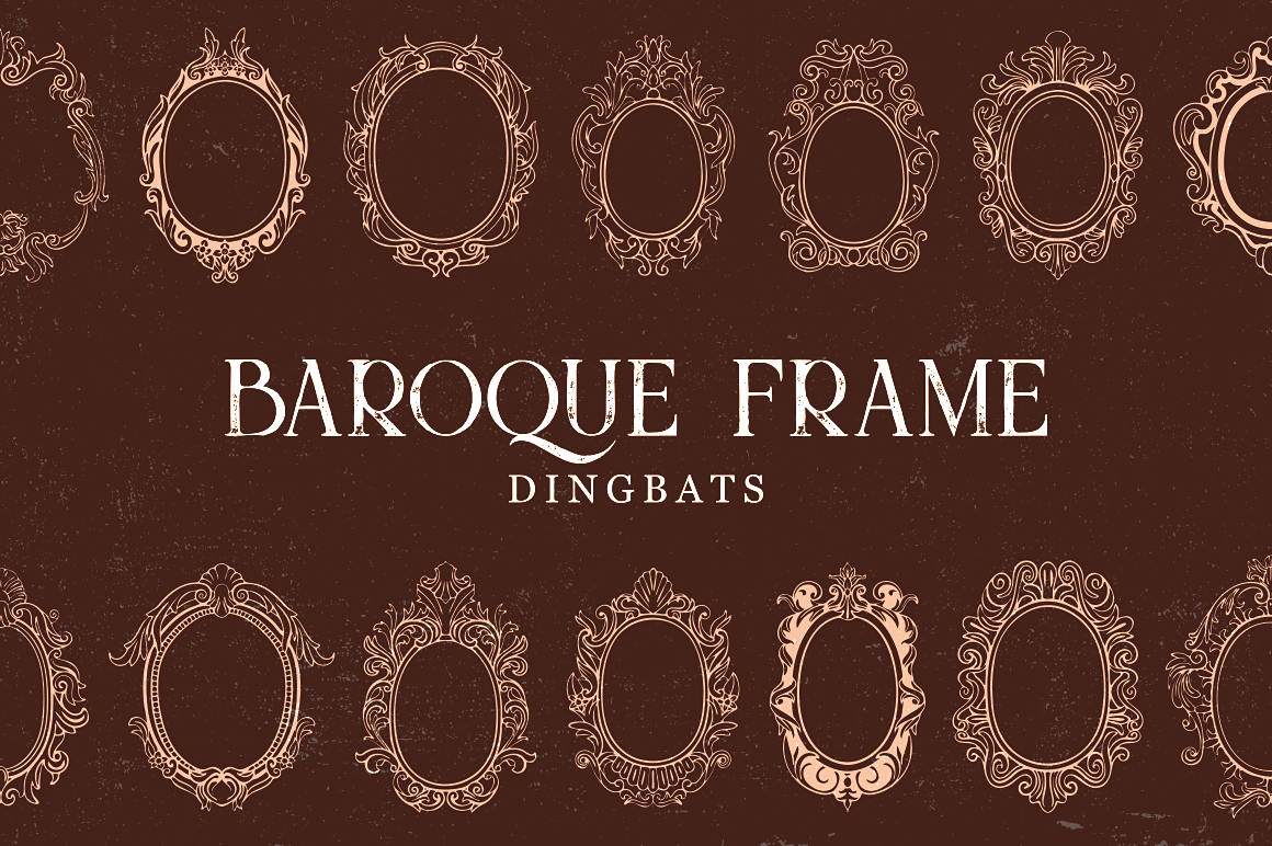 Baroque Frame Dingbat: A Typeface for Elegant Branding