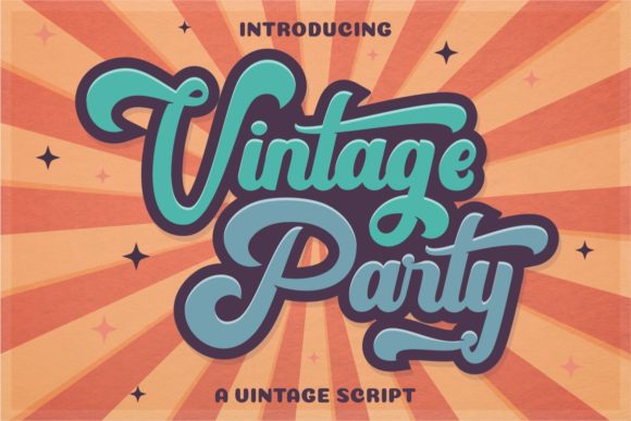 Boost Campaign Impact with Vintage Party Script Font