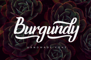 Burgundy Font Review: A Striking Script for Headlines