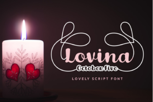 Elevate Campaign Visuals with Lovina October Five Font