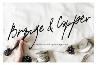 Elevate Campaigns with Bronze Copper Typeface