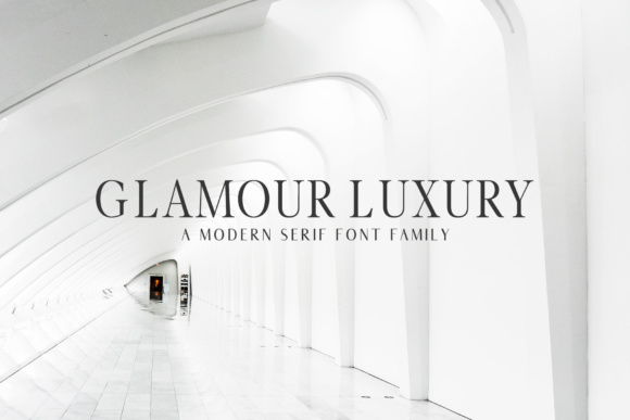 Glamour Luxury Family: A Modern Serif for Brand Growth