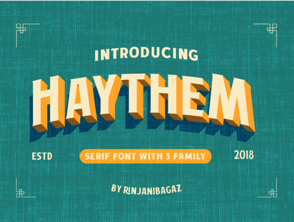 Haythem: The Serif Font That Elevates Small Business Brands