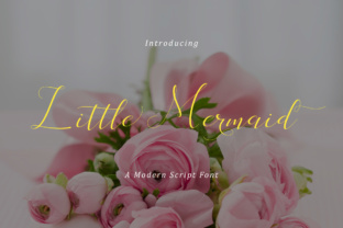 Little Mermaid Font: A Modern Script for Elegant Branding