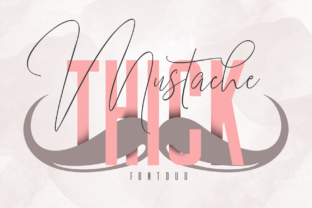 Mustache and Thick Font Review for Social Campaigns
