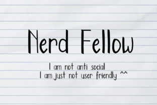 Nerd Fellow: A Carefree Sans Serif Font for Modern Campaigns