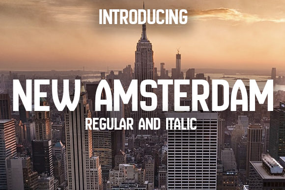 New Amsterdam Font Review: A Clean Freebie for Designers