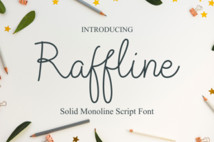 Raffline Script: The Perfect Handwritten Font for Crafters