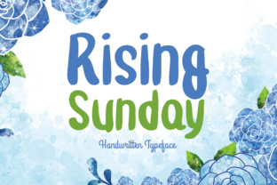 Rising Sunday: A Warm Handwritten Font for Makers