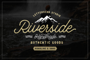 Riverside Duo: A Handmade Typeface for Modern Branding