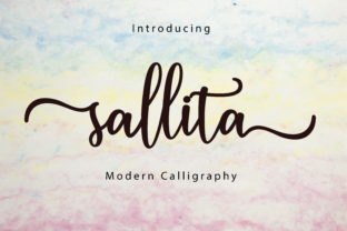Sallita Script: An Elegant Typeface for Modern Editorial Design