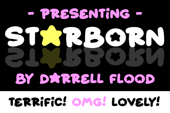 Starborn Font Review: Cute Marker Style for Branding