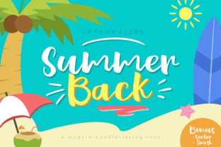Summer Back: The Bold Script Font for Viral Campaigns
