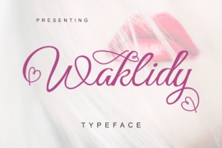 Waklidy: A Cutesy Script Font for Handmade Brands